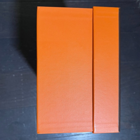 Hermes large size empty box shoe box case decoration storage orange - Picture 3 of 6
